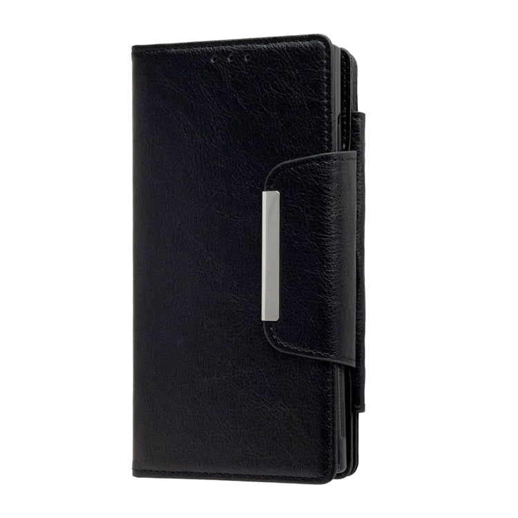 For Google Pixel 9 Pro Multifunctional 7-Card Wallet Leather Phone Case(Black)