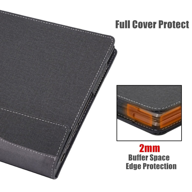 Leather Laptop Shockproof Protective Case, For HP ProBook 445 14 inch G10, For HP ProBook 455 15.6 inch G10, For HP Laptop 17-cu / 17s-cu 17.3 inch, For HP Pavilion X360 Laptop 14-dw / 14m-dw, For HP Laptop 14s-dp / 14-dk / 14s-dk                      ...