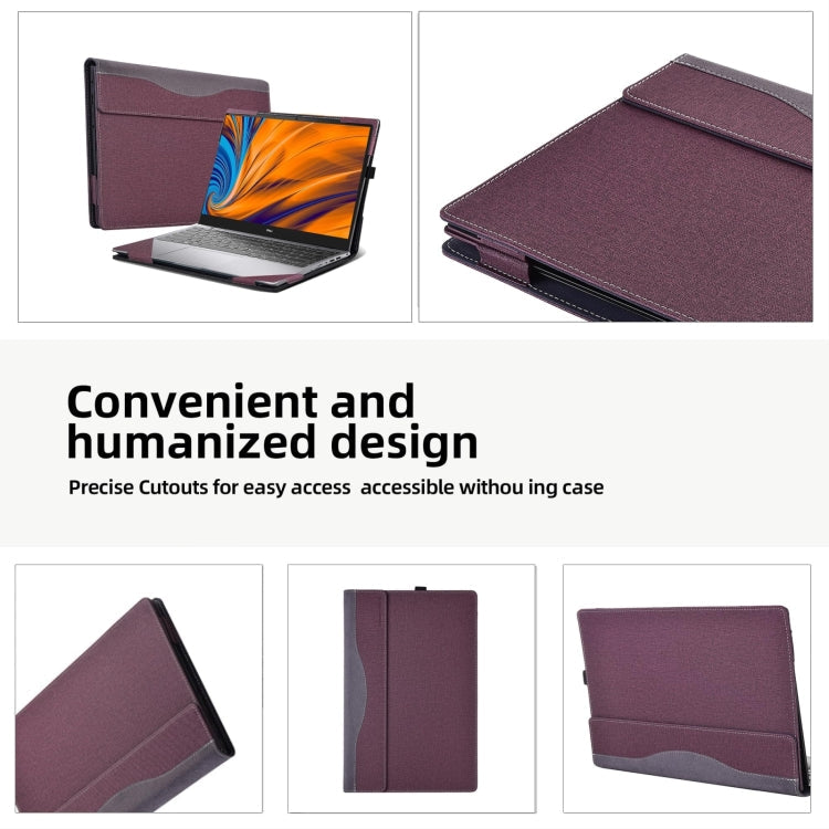 Leather Laptop Shockproof Protective Case, For HP ProBook 445 14 inch G10, For HP ProBook 455 15.6 inch G10, For HP Laptop 17-cu / 17s-cu 17.3 inch, For HP Pavilion X360 Laptop 14-dw / 14m-dw, For HP Laptop 14s-dp / 14-dk / 14s-dk                      ...