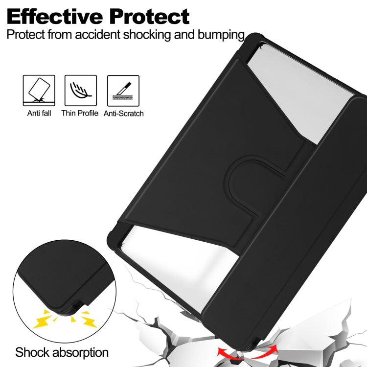 Transparent Rotation Smart Leather Tablet Case with Keyboard, For iPad Air 13 2026 / 2025 / 2024, For iPad Air 11 2026 / 2025 / 2024, For iPad Pro 13 2025 / 2024, For iPad Pro 11 2025 / 2024