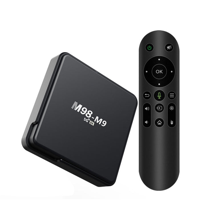 M98-M9 Quad-Core ARM Cortex-A53 WLAN Bluetooth 4K HD Android TV-Box, 2GB+8GB
