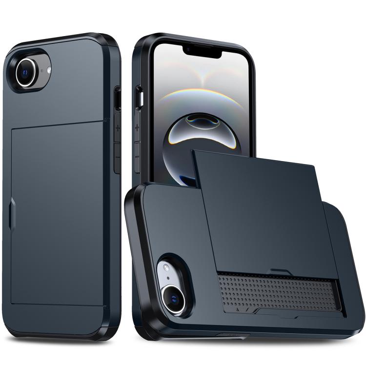 Shockproof Armor Phone Case with Card Slot, For iPhone 17 Pro, For iPhone 17