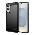 Carbon Fiber Brushed Texture TPU Phone Case, For Samsung Galaxy S24 FE 5G