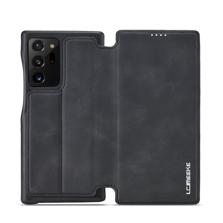 LC.IMEEKE Hon Ancient Serie horizontale Klapp-Ledertasche mit Halter & Kartenfach, für Samsung Galaxy Note20 Ultra, für Samsung Galaxy A11 EU-Version