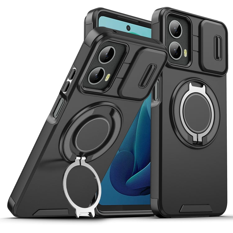 Motorola Moto G Stylus 5G 2025 / Moto G 5G 2024 Sliding Camshield Ring Holder Case