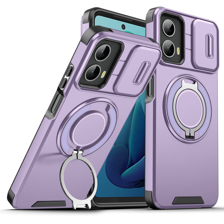 Motorola Moto G Stylus 5G 2025 / Moto G 5G 2024 Sliding Camshield Ring Holder Case