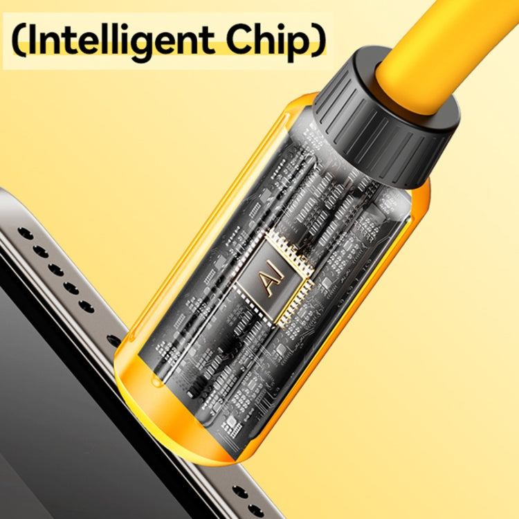WK WDC-28 Elastic Genuine Silicone 1m PD65W Type-C to Type-C Fast Charging Data Cable, WDC-28