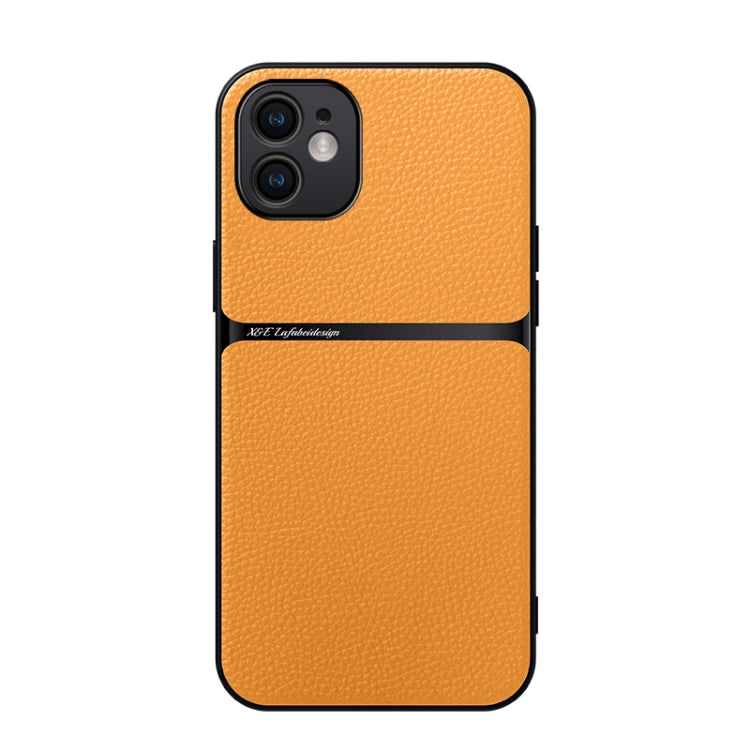 Litchi Leather Magnetic Full Coverage Shockproof Phone Case, For iPhone 12, For iPhone 12 Pro Max, For iPhone 12 Pro, For iPhone 11 Pro Max