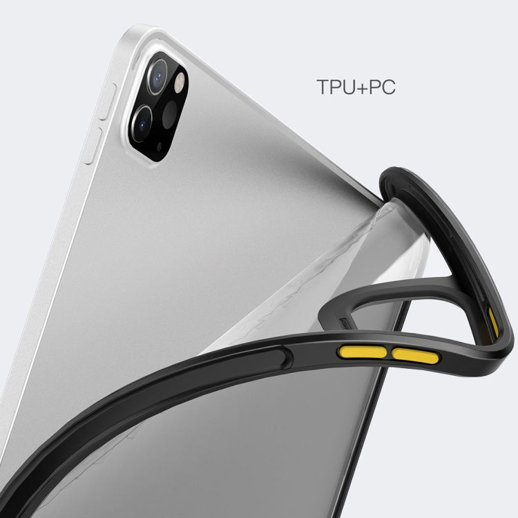 Transparente, sturzsichere Schutzhülle aus TPU + PC, für iPad Pro 12.9 2022 / 2021 / 2020, für iPad Pro 11 (2021) / (2020)