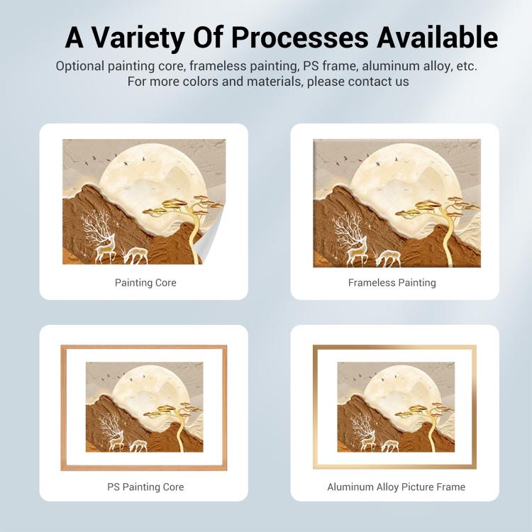 Fresh Leaves Decorative Painting with PS Frame Print On Your Demand, 15x20cm, 20x20cm, 30x30cm, 40x40cm, 50x50cm, 60x60cm, 70x70cm, 80x80cm, 90x90cm