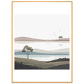 Scenery Decorative Painting with Aluminum Alloy Frame Print On Your Demand, 15x20cm, 20x20cm, 30x30cm, 40x40cm, 50x50cm, 60x60cm, 70x70cm, 80x80cm, 90x90cm