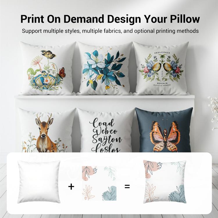 Sunset Printed Sofa Pillow Case No Core Print On Your Demand, 35x35cm, 40x40cm, 45x45cm