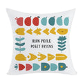 River Fish Printed Sofa Pillow Case No Core Print On Your Demand, 35x35cm, 40x40cm, 45x45cm
