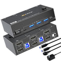 KC-KVM8202 8K 60Hz USB 3.0 HDMI 2-Port Dual Monitor KVM Switch