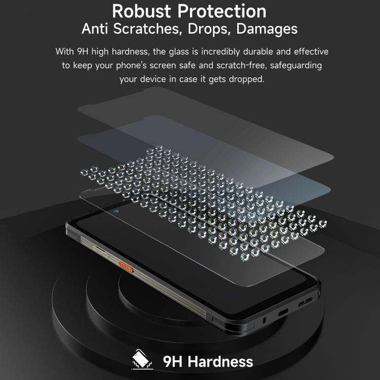 2pcs / Pack Ulefone 9H HD Anti Fingerprint Tempered Glass Screen Protector, For Ulefone Armor 30 / 30 Pro, For Ulefone Armor 34 Pro Projector, For Ulefone Armor X16 / X16 Pro, For Ulefone Armor X32 / X32 Pro 5G, For Ulefone Armor 28 Ultra / Armor 28 Pr...