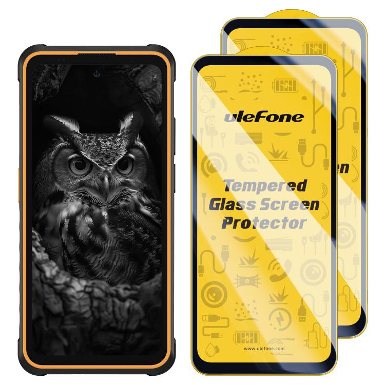 2pcs / Pack Ulefone 9H HD Anti Fingerprint Tempered Glass Screen Protector, For Ulefone Armor 30 / 30 Pro, For Ulefone Armor 34 Pro Projector, For Ulefone Armor X16 / X16 Pro, For Ulefone Armor X32 / X32 Pro 5G, For Ulefone Armor 28 Ultra / Armor 28 Pr...