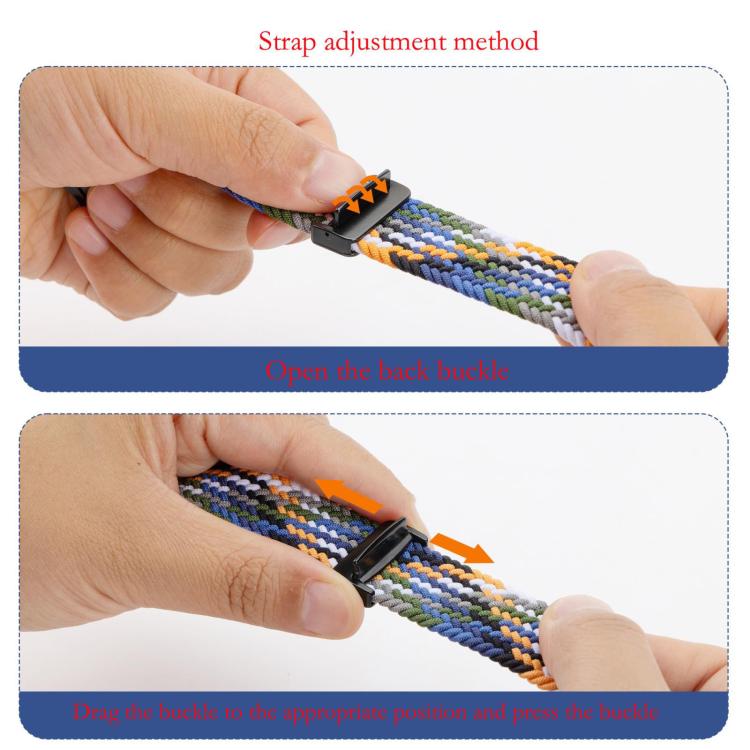 xDfind Magnetic Buckle Loop Woven Watch Band, For Apple Watch 46mm / 49mm / 45mm / 44mm, For Apple Watch 42mm / 41mm / 40mm / 38mm