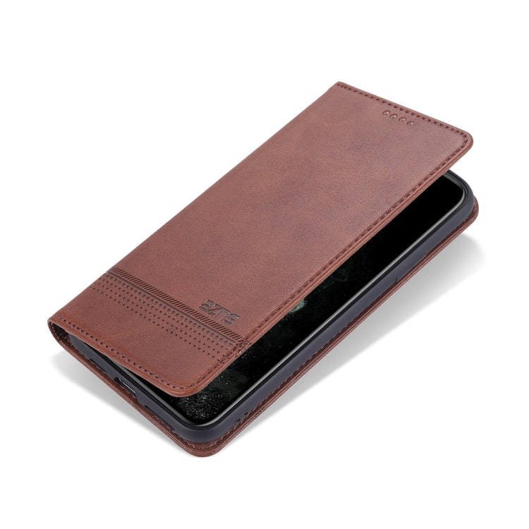 AZNS Magnetic Calf Texture Horizontal Flip Leather Case with Card Slots & Holder & Wallet, For iPhone 12 Pro Max, For iPhone 12 / 12 Pro, For iPhone 12 mini, For iPhone 11 Pro Max