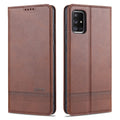 AZNS Magnetic Calf Texture Horizontal Flip Leather Case with Card Slots & Holder & Wallet, For Samsung Galaxy A51, For Samsung Galaxy A71, For Samsung Galaxy Note 10 Lite