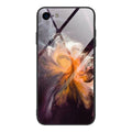 Schutzhülle aus Glas mit Marmormuster, für iPhone SE 2022 / SE 2020 / 8 / 7, für iPhone X