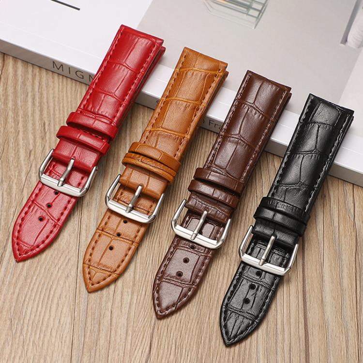 xDfind Bamboo Texture Pin Buckle Leather Watch Band, For Garmin Fenix 8/7X/6X/5X 26mm 22mm, For Garmin Fenix 8/7/6/5 22mm 20mm, For Garmin Fenix 8/7S/6S/5S 20mm 18mm, For Garmin Forerunner 45/45S/Swim2 18mm