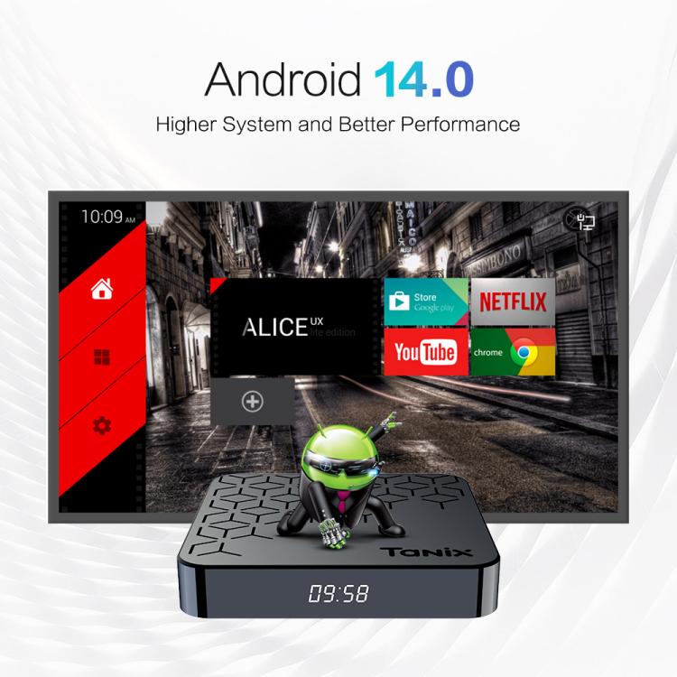 Tanix TX7 Android 14 TV Box – Allwinner H728 Octa-Core, 8K UHD, WiFi 6