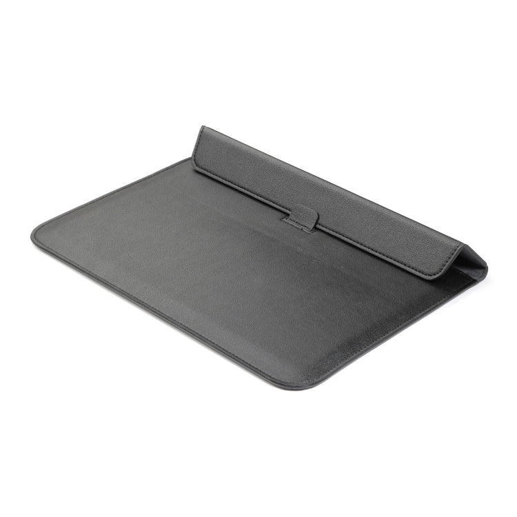 PU Leather Ultra-thin Envelope Bag Laptop Bag with Stand Function, For MacBook Air / Pro 15 inch