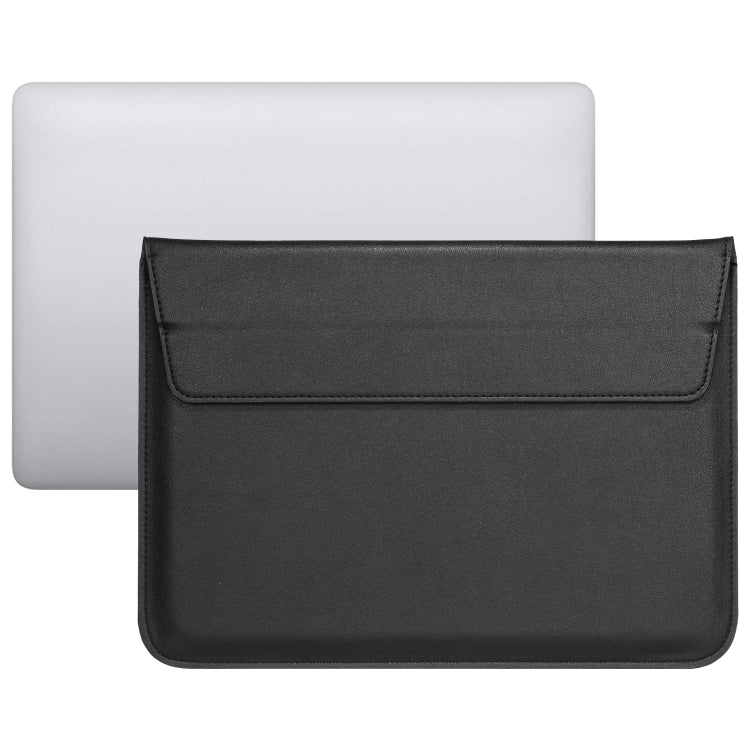 PU Leather Ultra-thin Envelope Bag Laptop Bag with Stand Function, For MacBook Air / Pro 15 inch