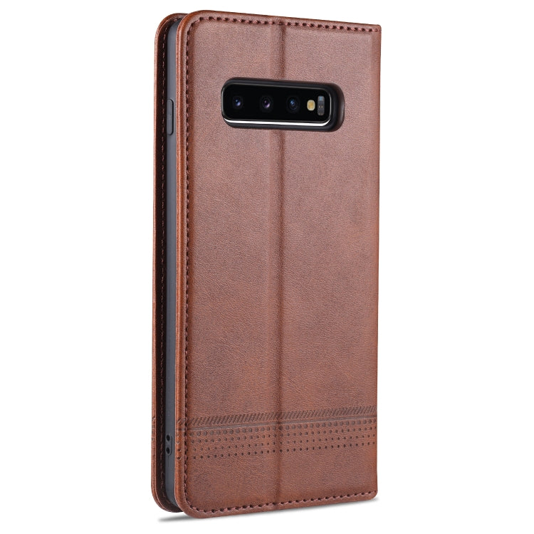 AZNS Magnetic Calf Texture Horizontal Flip Leather Case with Card Slots & Holder & Wallet, For Samsung Galaxy S10+, For Samsung Galaxy S20 FE, For Huawei Honor X10 Max