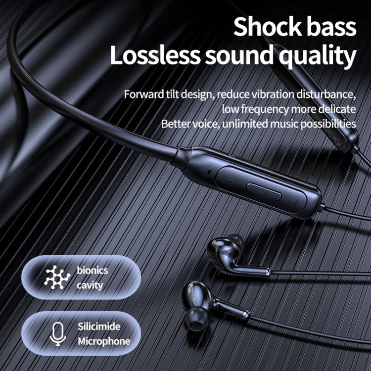 M60 8D Surround Sound Kabelloser 5.1 Bluetooth-Kopfhörer mit Nackenband, TF-Karten- und MP3-Modus-Unterstützung