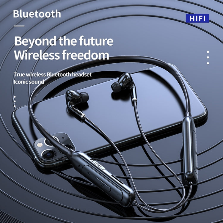 M60 8D Surround Sound Kabelloser 5.1 Bluetooth-Kopfhörer mit Nackenband, TF-Karten- und MP3-Modus-Unterstützung