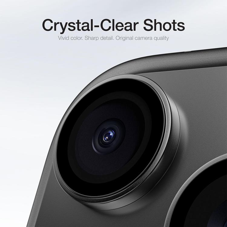 XDcase AF + AR Hawkeye Kamera-Objektivschutz mit Ausrichtungshilfe, für iPhone 17 Pro Max, für iPhone 17 Pro