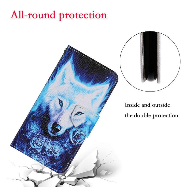 Coloured Drawing Pattern Horizontal Flip PU Leather Case with Holder & Card Slots & Wallet & Lanyard, For iPhone XS Max
