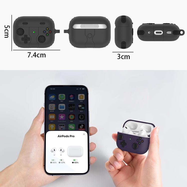 XDcase Retro-Spielkonsolen-Silikon-Case für Ohrhörer, für AirPods 5 / 4, für AirPods Pro 3, für AirPods Pro 2 / 1