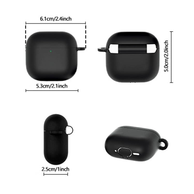 XDcase 2,5 mm dicke Silikon-Schutzhülle für Ohrhörer mit Haken, für AirPods 5 / 4, für AirPods Pro 3, für AirPods Pro 2 / 1