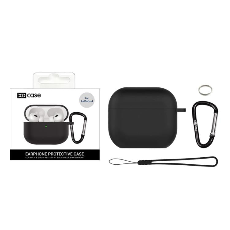 XDcase 2,5 mm dicke Silikon-Schutzhülle für Ohrhörer mit Haken, für AirPods 5 / 4, für AirPods Pro 3, für AirPods Pro 2 / 1