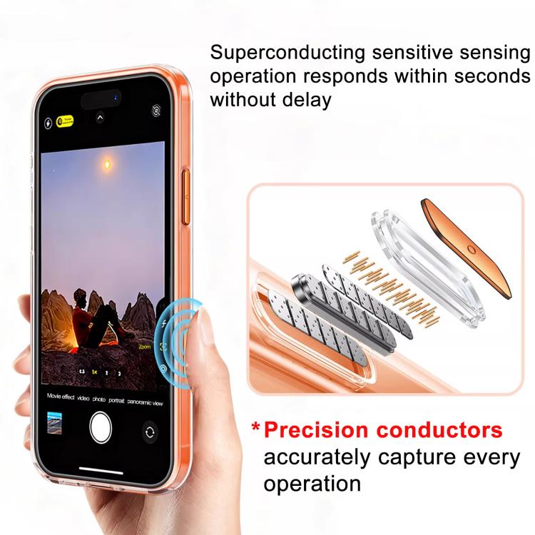 XDcase Frosted Transparent Magnetic Shockproof Phone Case, For iPhone 18 Pro, For iPhone 18 Pro Max, For iPhone 17 Pro Max, For iPhone 17 Pro, For iPhone 17