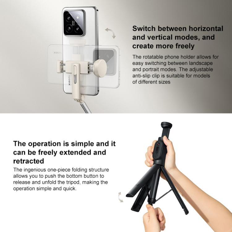 Xiaomi Zoom Bodenstativ Bluetooth Selfie Stick 2