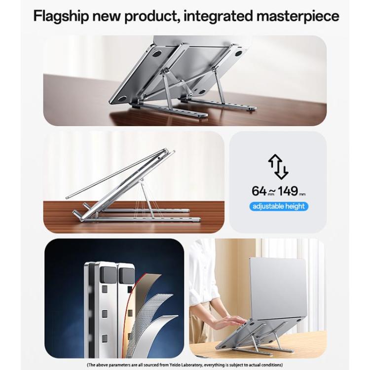Yesido LP07 Klappbarer Laptop-Ständer aus Aluminiumlegierung, LP07