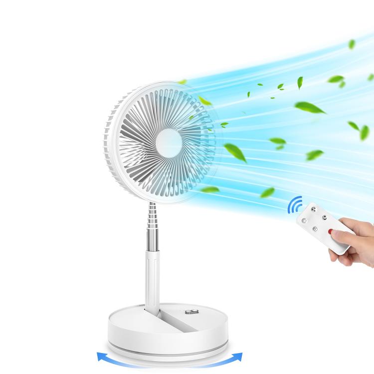 F9 Upgrade faltbarer, höhenverstellbarer Tischventilator mit 8000 mAh Akku
