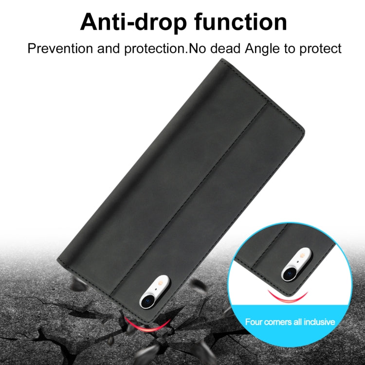 LC.IMEEKE Starke magnetische ultradünne horizontale Flip-stoßfeste matte TPU + PU-Ledertasche mit Halter & Kartenfächern & Brieftasche, Für iPhone XR, Für iPhone XS Max, Für iPhone 6 / 6s, Für iPhone 6 Plus / 6s Plus