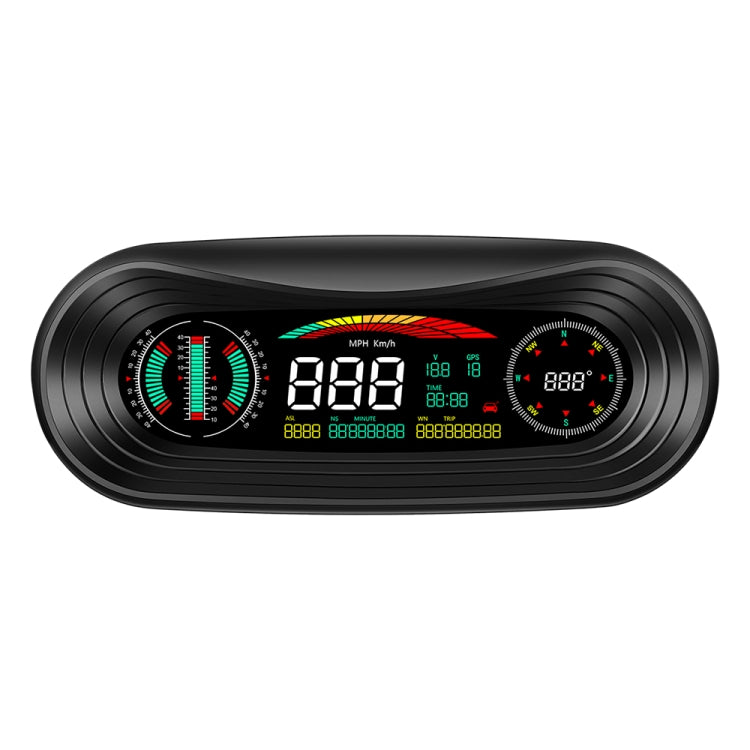 P18 GPS Car HUD Head-up Display Vehicle Speed / Voltage / Mileage, P18