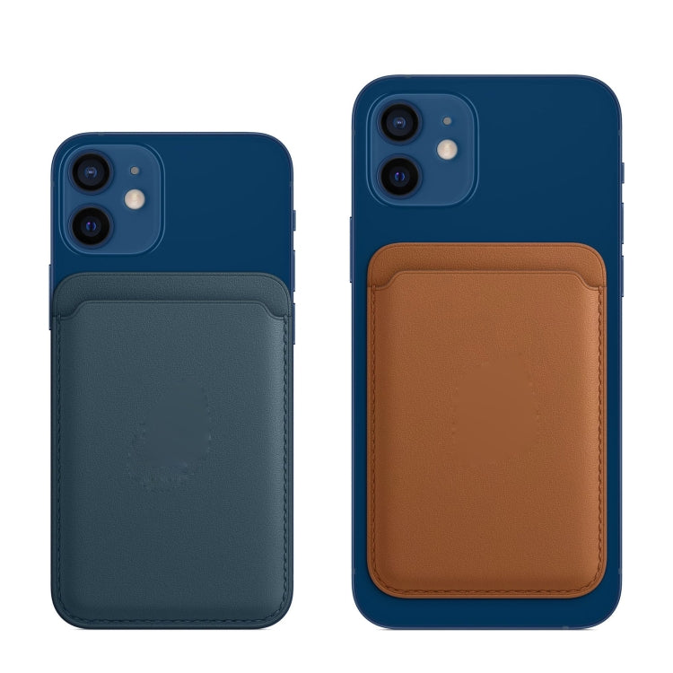 Leder-Wallet-Etui Kartenhalter MagSafe-Hülle für iPhone 13 Serie / 12 Serie