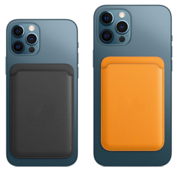 Leder-Wallet-Etui Kartenhalter MagSafe-Hülle für iPhone 13 Serie / 12 Serie