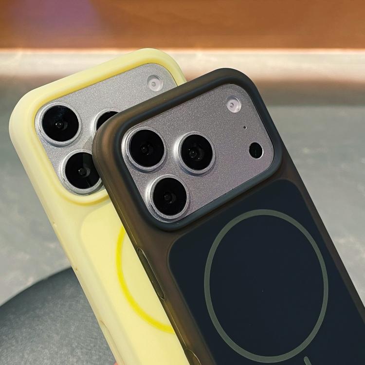 Ice Cream Skin Feel Liquid Silicone Fine Circle Magnetic Phone Case, For iPhone 14 Pro, For iPhone 14 Pro Max