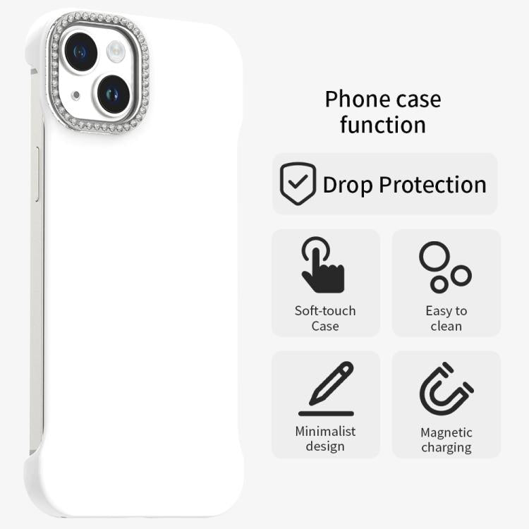 Candy Diamond Halbrahmen-Schutzhülle aus mattem PC und hybrider TPU-Schutzhülle, für iPhone 13, für iPhone 12, für iPhone 12 Pro Max