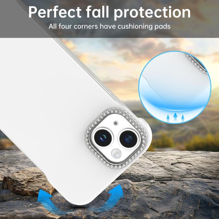 Candy Diamond Halbrahmen-Schutzhülle aus mattem PC und hybrider TPU-Schutzhülle, für iPhone 13, für iPhone 12, für iPhone 12 Pro Max