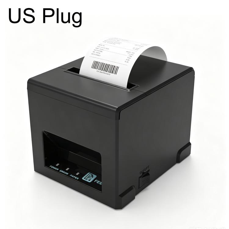 POS-8390 80mm Thermodrucker für Kassenbons, US-Stecker, UK-Stecker, EU-Stecker, AU-Stecker