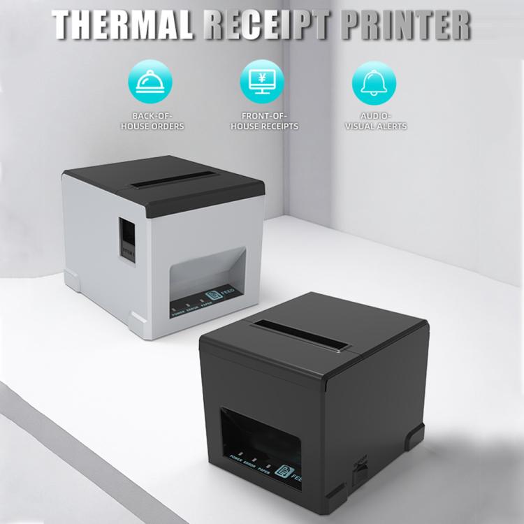 POS-8390 80mm Thermodrucker für Kassenbons, US-Stecker, UK-Stecker, EU-Stecker, AU-Stecker