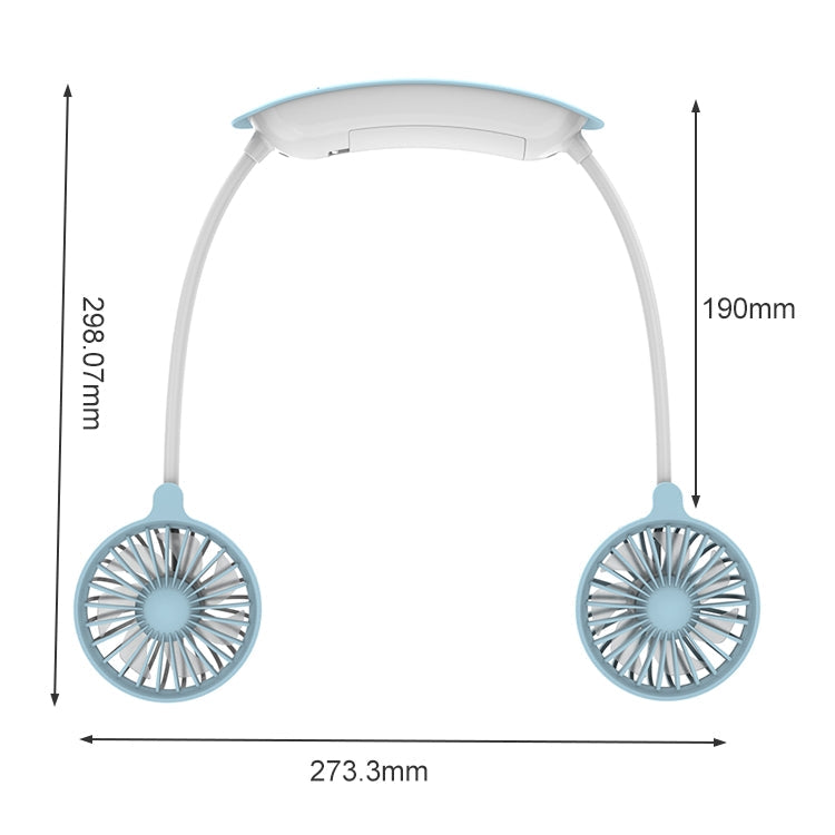 F6 Outdoor Mini-Nackenfächer USB-Ladefunktion Fauler kleiner Ventilator